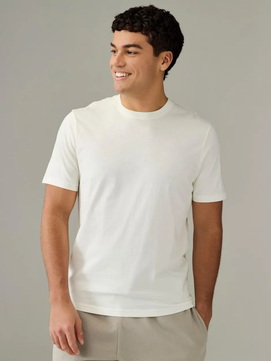 Next Ecru/Blue/Green/Neutral Mushroom/Grey/Stone Regular Fit Essential Cotton T-Shirts 6 Pack Best