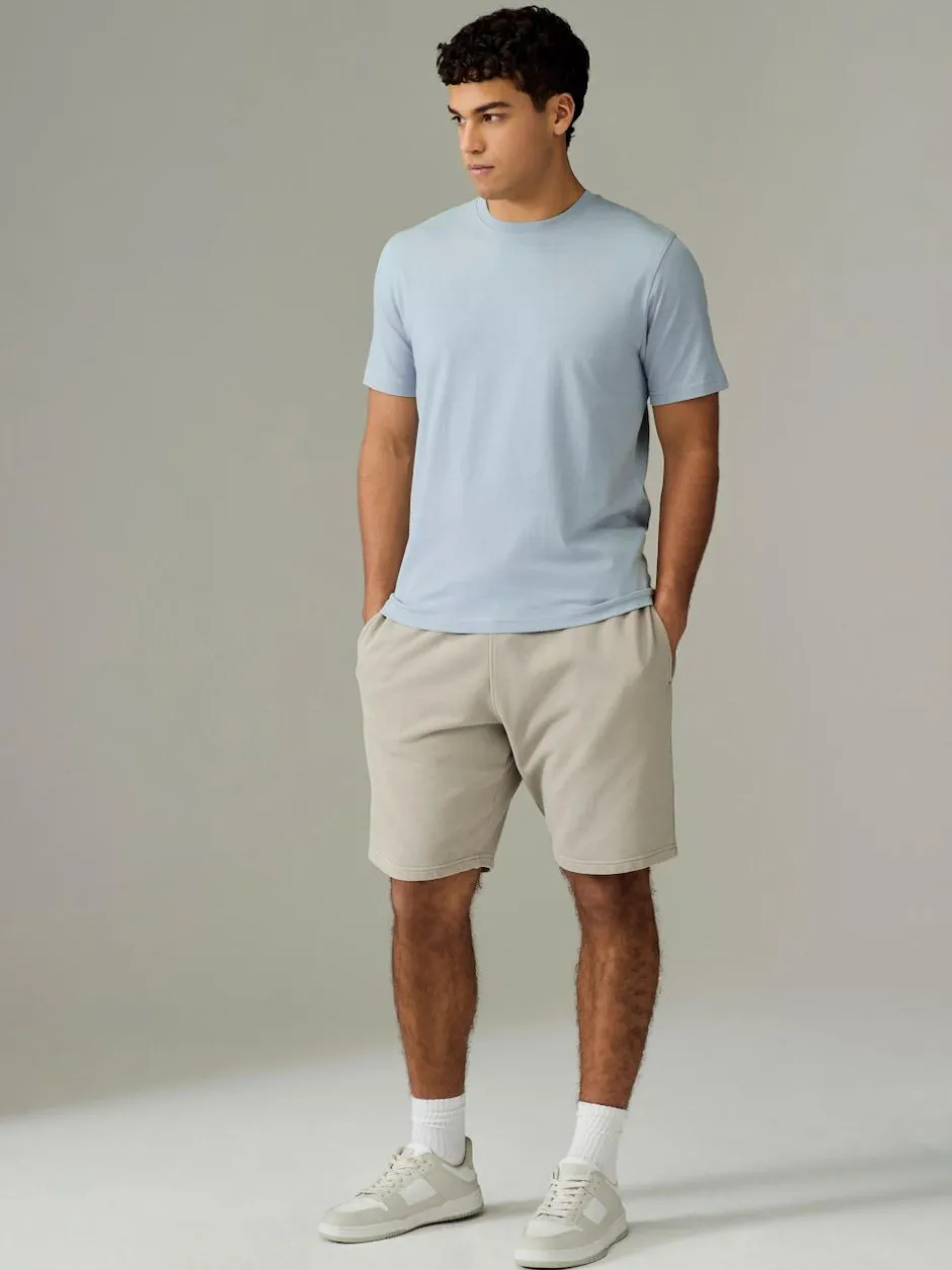 Next Ecru/Blue/Green/Neutral Mushroom/Grey/Stone Regular Fit Essential Cotton T-Shirts 6 Pack Best
