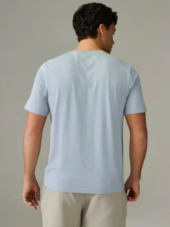 Next Ecru/Blue/Green/Neutral Mushroom/Grey/Stone Regular Fit Essential Cotton T-Shirts 6 Pack Best