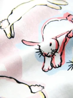 Next Long Sleeve Pyjamas Ecru/Pink Bunny Discount