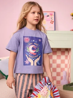 Eleanor Bowmer Blue Moon Child 100% Cotton T-Shirt Sale