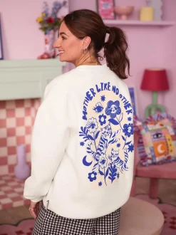 Eleanor Bowmer Ecru Mama Like No Other Sweatshirt Outlet
