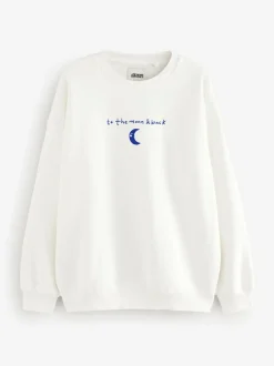 Eleanor Bowmer Ecru Mama Like No Other Sweatshirt Outlet
