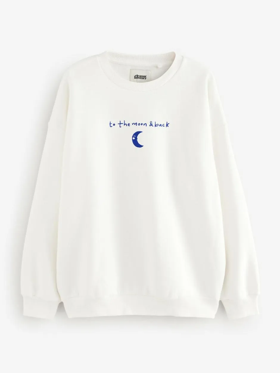 Eleanor Bowmer Ecru Mama Like No Other Sweatshirt Outlet