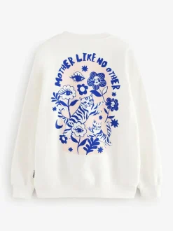 Eleanor Bowmer Ecru Mama Like No Other Sweatshirt Outlet
