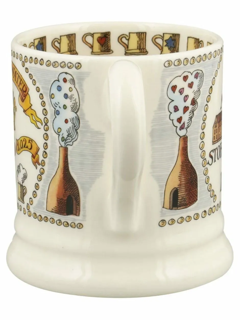 Emma Bridgewater Cream 40 Years 1985-2025 1/2 Pint Mug Discount