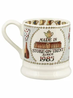Emma Bridgewater Cream 40 Years 1985-2025 1/2 Pint Mug Discount