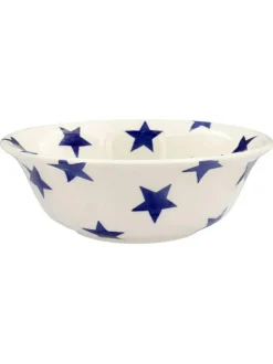 Emma Bridgewater Cream Blue Star Cereal Bowl Outlet
