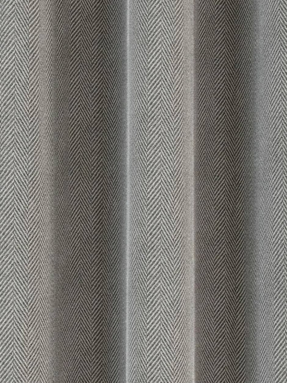 Enhanced Living Chester Thermal Blackout Eyelet Curtains Grey Outlet