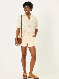 Fat Face FatFace Ashby Drawstring Shorts Natural Online