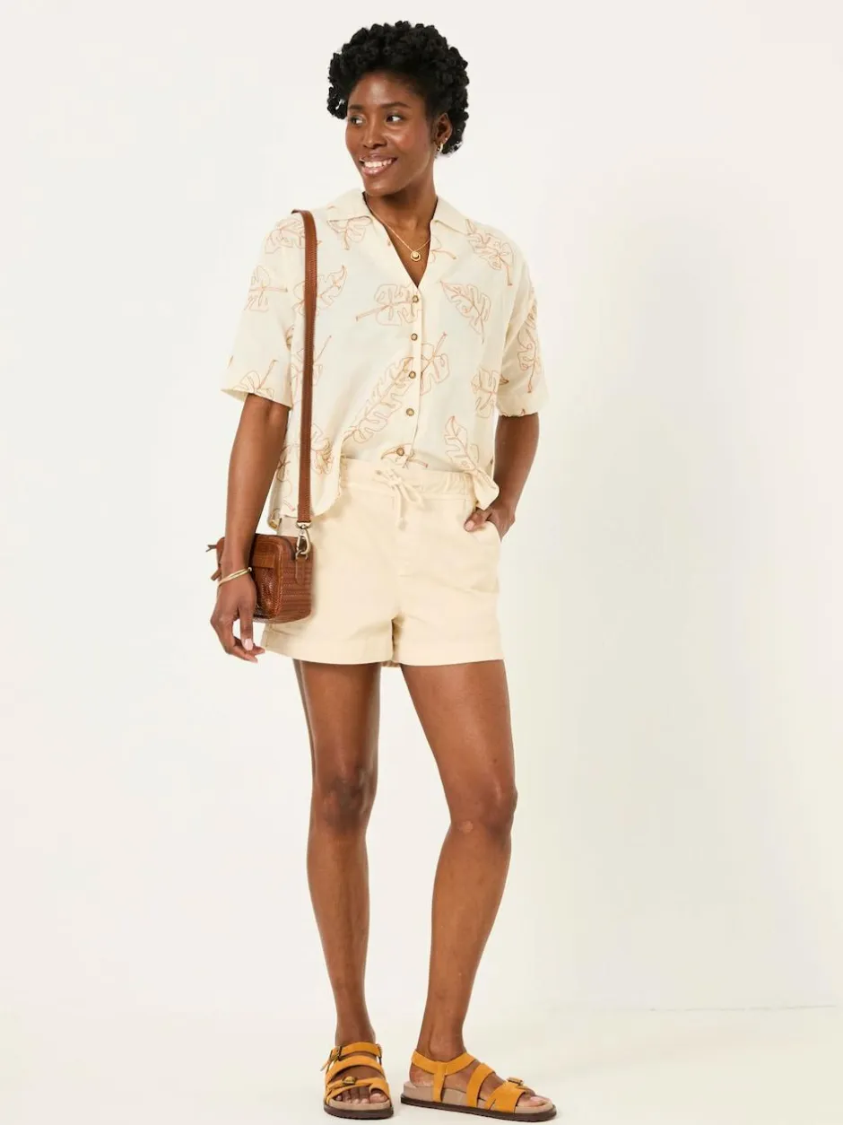 Fat Face FatFace Ashby Drawstring Shorts Natural Online