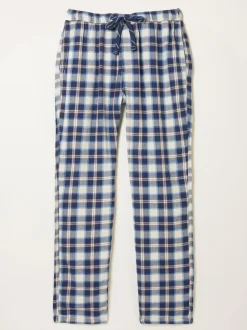 Fat Face FatFace Boray Light Blue Check Pyjama Bottoms Online