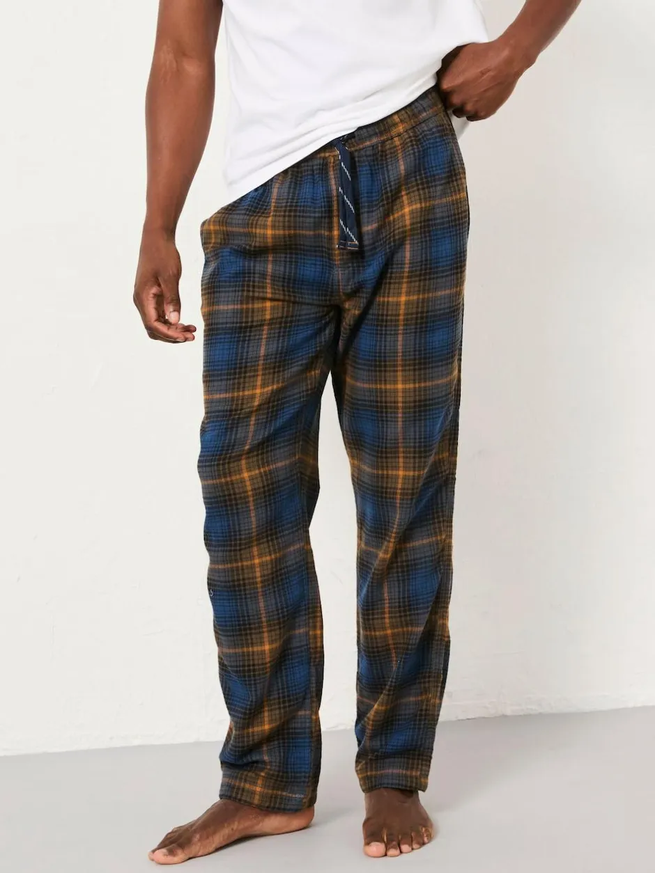 Fat Face FatFace Bray Blue Check Pyjama Bottoms Hot