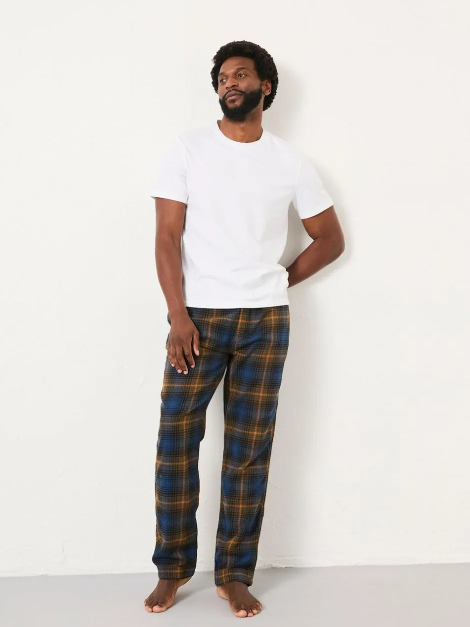 Fat Face FatFace Bray Blue Check Pyjama Bottoms Hot