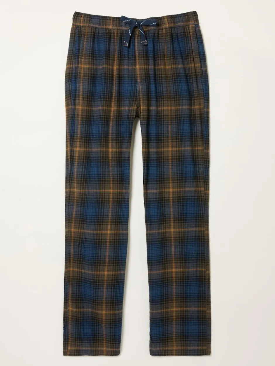 Fat Face FatFace Bray Blue Check Pyjama Bottoms Hot