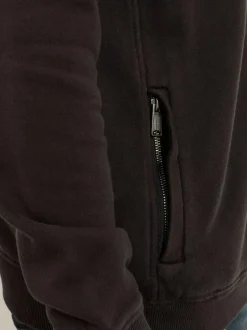 Fat Face FatFace Brooke Zip Through Hoodie Black Outlet
