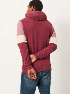 Fat Face FatFace Brooke Claret Brooke Cut and Sew Hoodie Online
