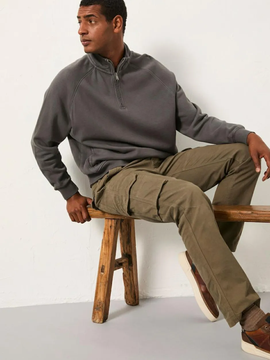 Fat Face FatFace Brooke Half Neck Sweat Top Grey Best