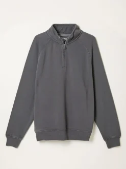 Fat Face FatFace Brooke Half Neck Sweat Top Grey Best
