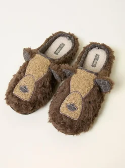 Fat Face FatFace Brown Grizzles Bear Slipper Online