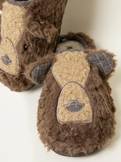 Fat Face FatFace Brown Grizzles Bear Slipper Online