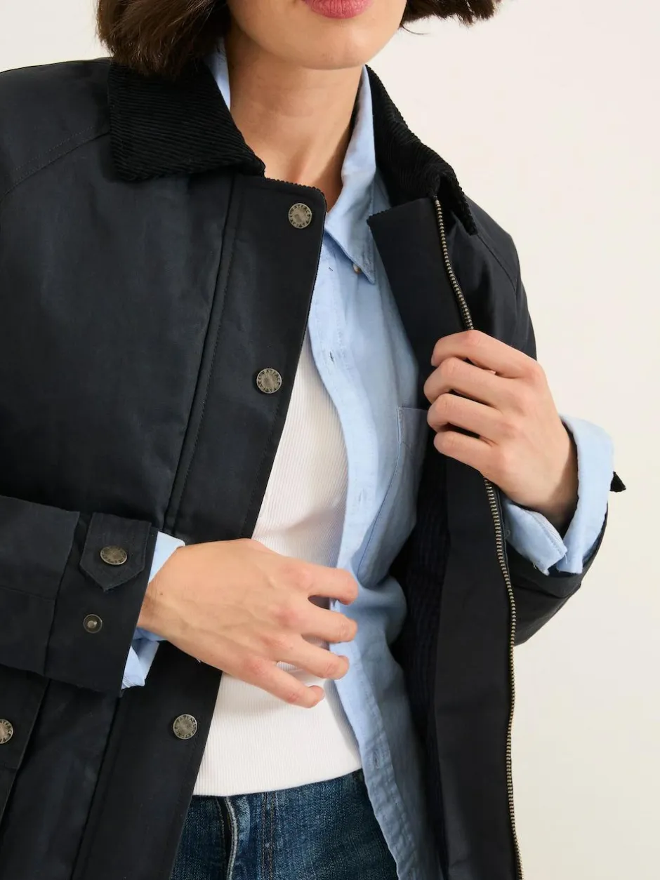 Fat Face FatFace Devon Heritage Jacket Navy Outlet