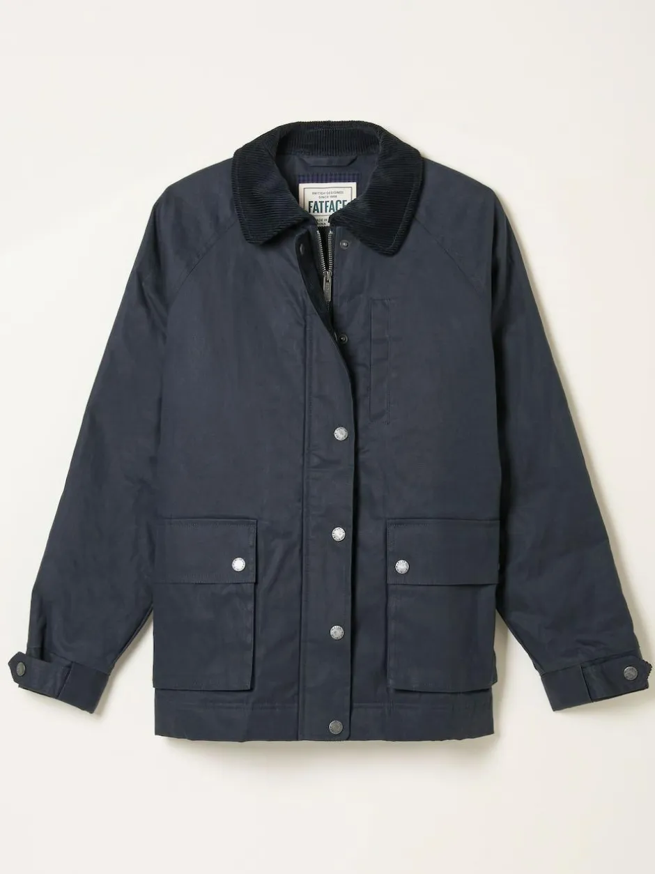 Fat Face FatFace Devon Heritage Jacket Navy Outlet