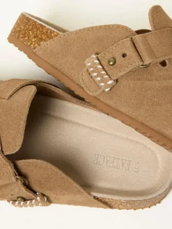 Fat Face FatFace Elsie Tan Brown House Shoe New