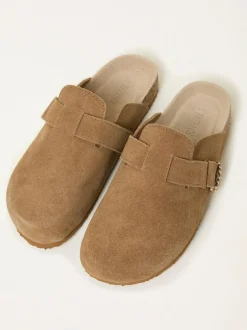 Fat Face FatFace Elsie Tan Brown House Shoe New