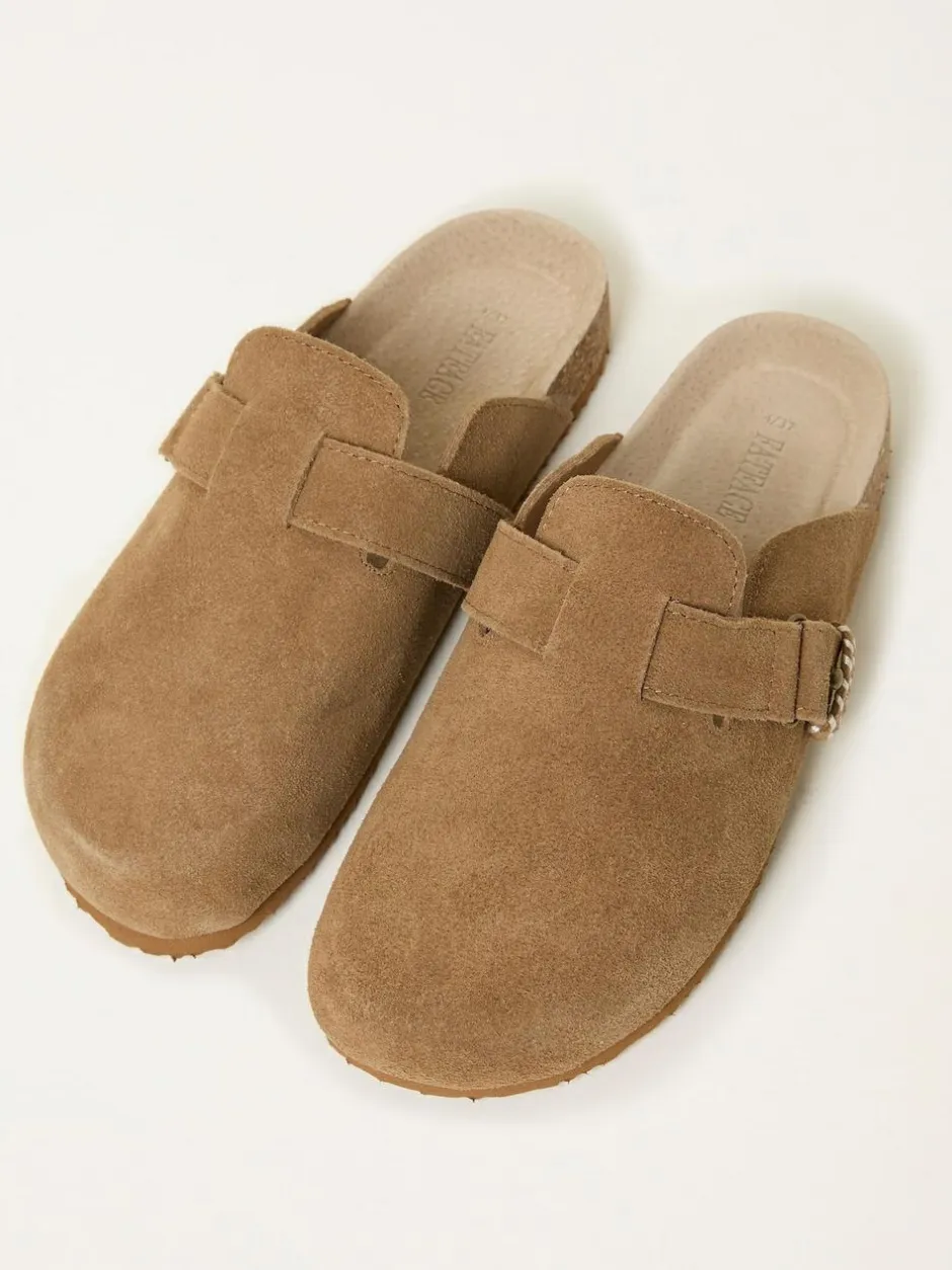 Fat Face FatFace Elsie Tan Brown House Shoe New