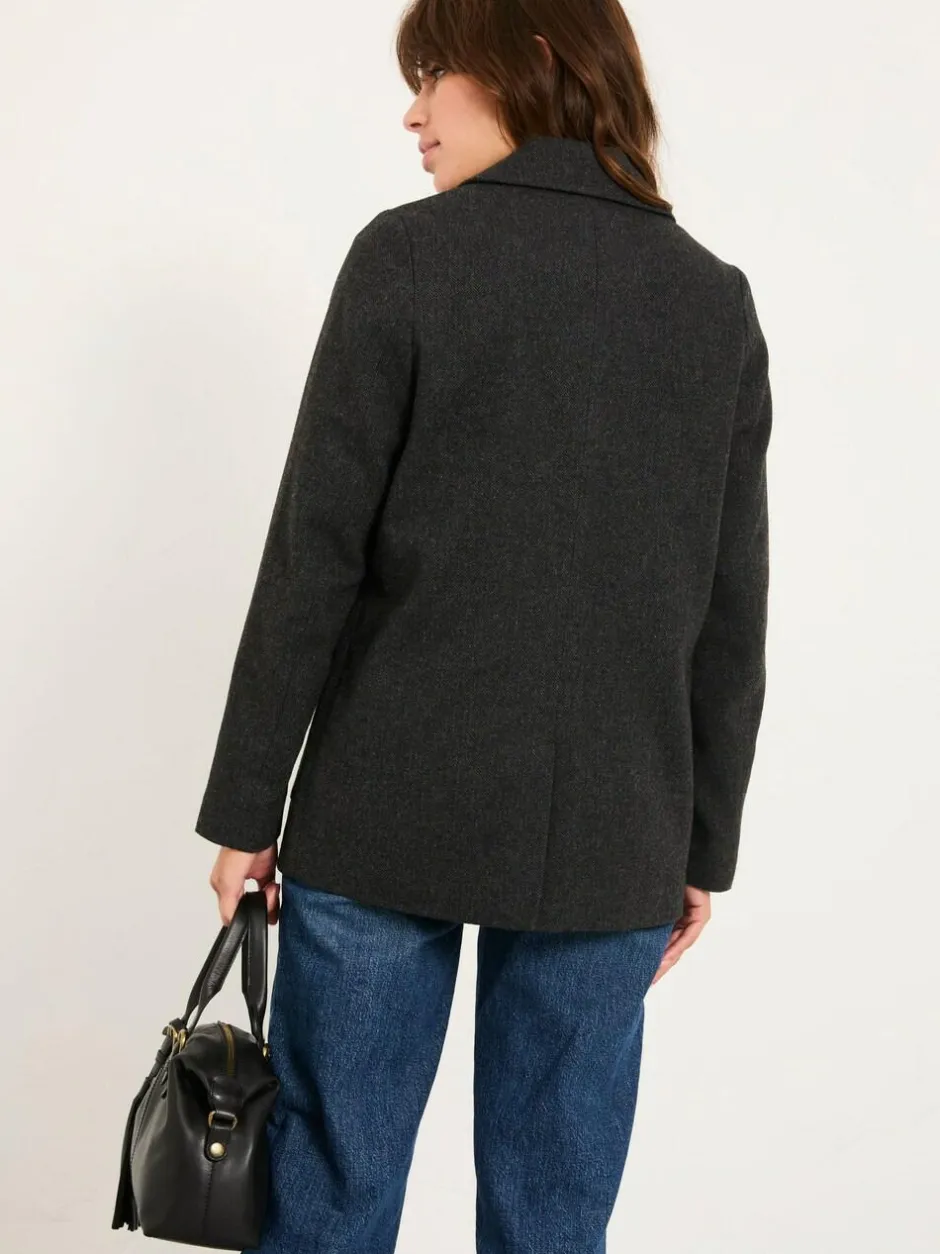 Fat Face FatFace Etta Charcoal Grey Blazer Discount