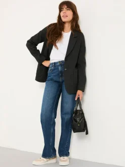 Fat Face FatFace Etta Charcoal Grey Blazer Discount