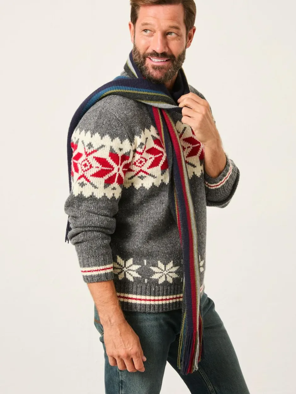 Fat Face FatFace Finn Multi Stripe Scarf Outlet