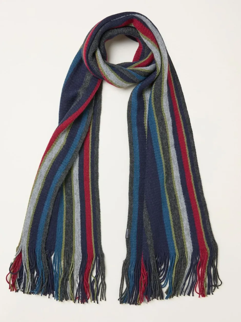 Fat Face FatFace Finn Multi Stripe Scarf Outlet