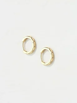Fat Face FatFace Gold Tone Gem Huggie Hoops Earrings Outlet