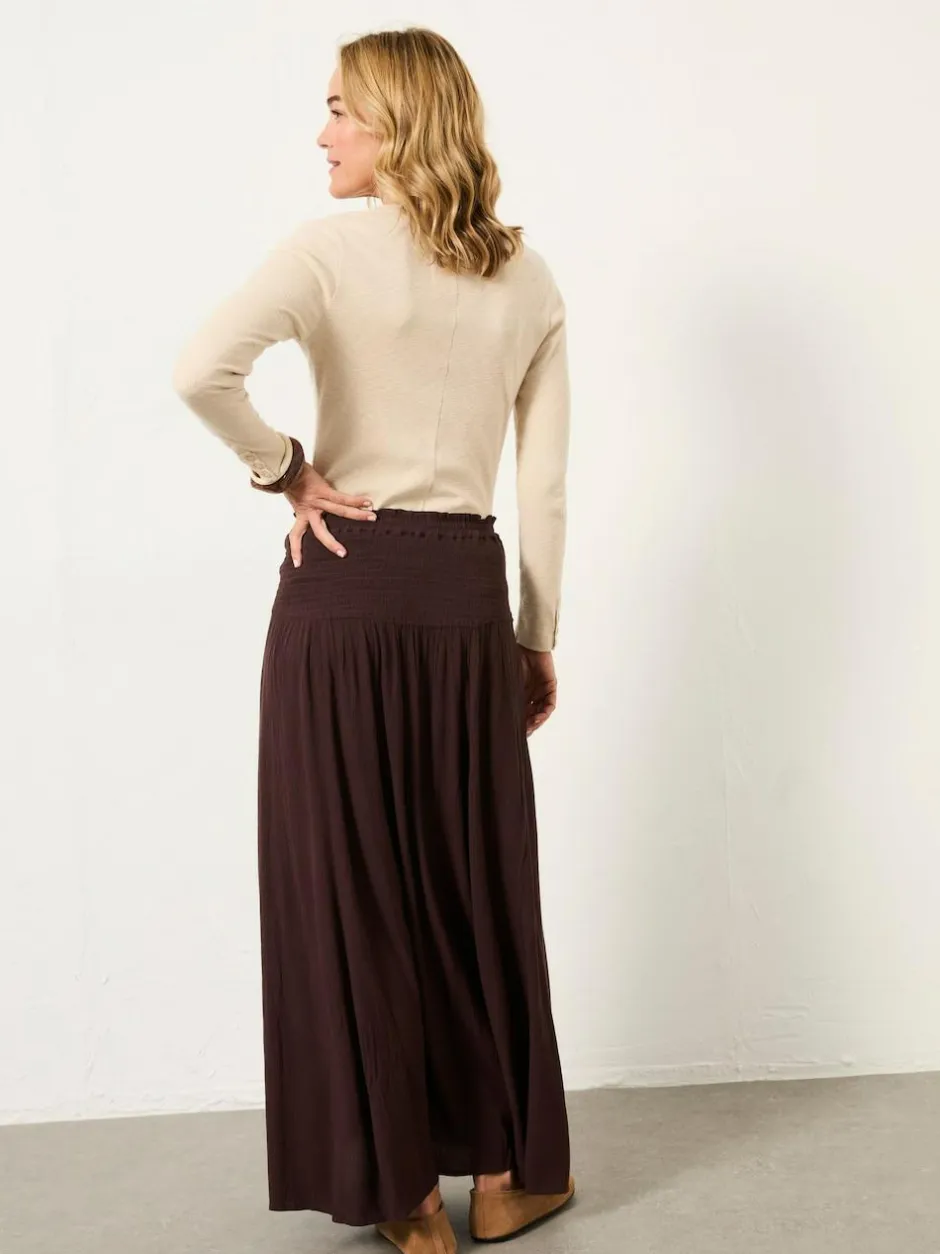 Fat Face FatFace Harper Maxi Skirt Brown Outlet