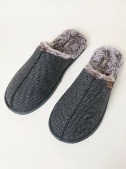 Fat Face FatFace Harvey Check Mule Grey Online
