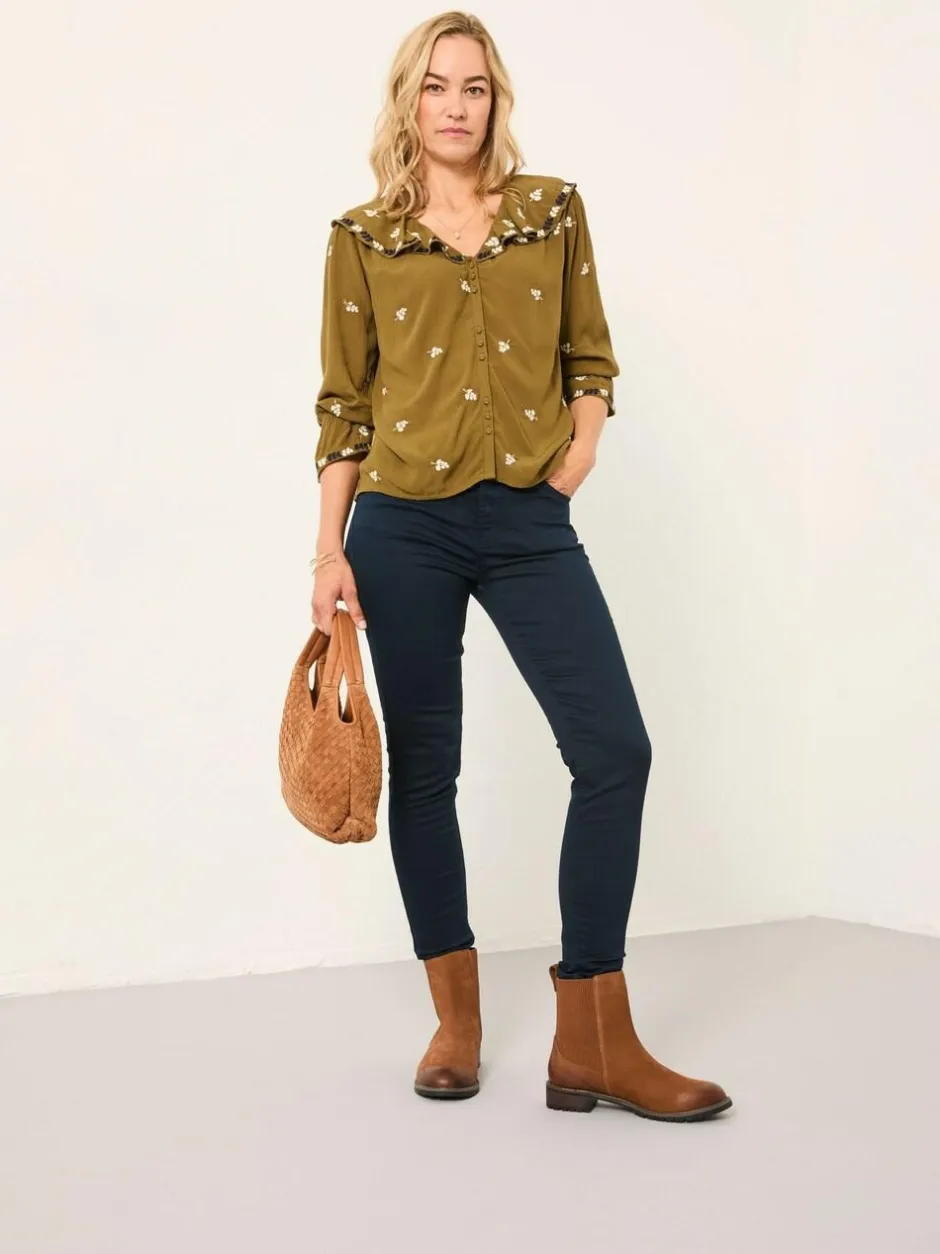 Fat Face FatFace Hayle Five Pocket Jegging Navy Online