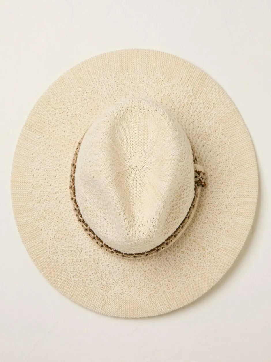 Fat Face FatFace Ivory Sparkle Fedora Hat Outlet