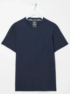Fat Face FatFace Lulworth Navy Short Sleeve T-Shirt New