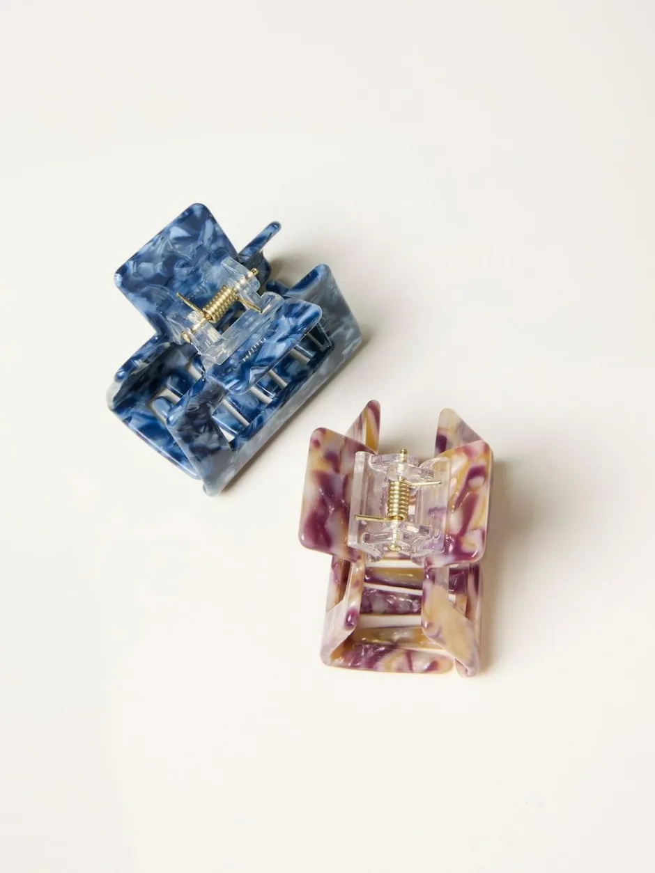 Fat Face FatFace Multi 2 Pack Claw Clips New