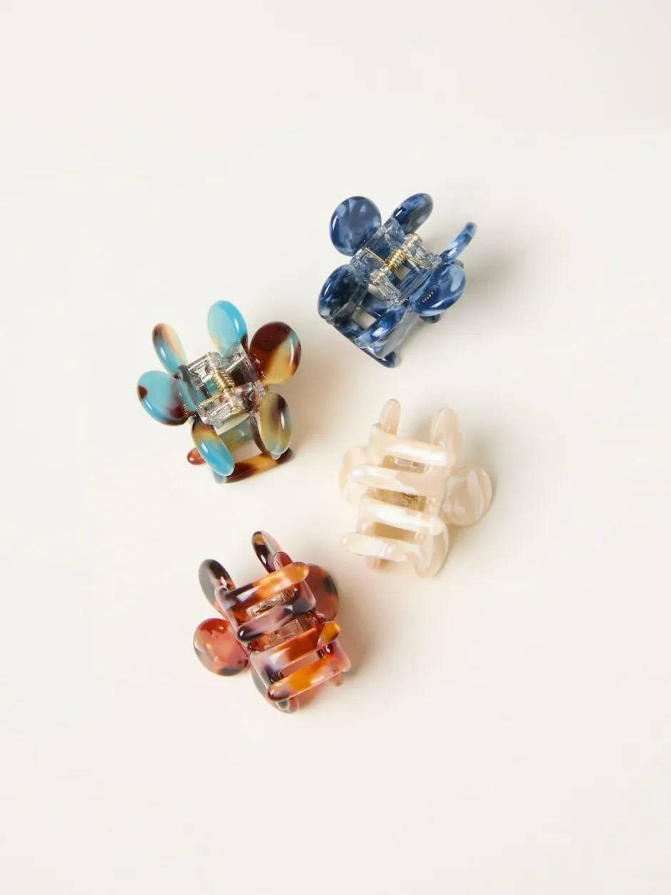 Fat Face FatFace Multi 4 Pack Mini Flower Clips Outlet