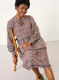 Fat Face FatFace Multi Stirling Midi Dress Hot
