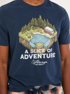 Fat Face FatFace Navy VW Slice Graphic T-Shirt Best