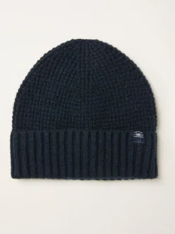 Fat Face FatFace Waffle Beanie Navy Outlet