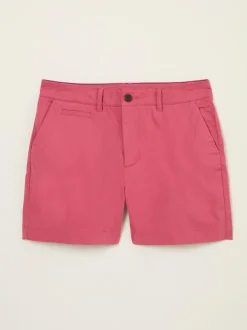 Fat Face FatFace Padstow Dark Pink Chino Shorts Discount