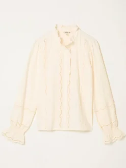 Fat Face FatFace Pia Blouse Ivory Outlet