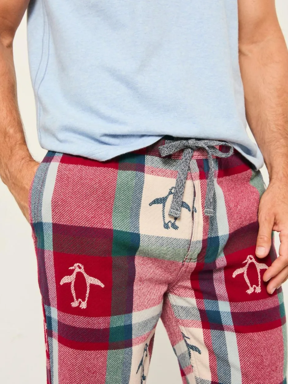 Fat Face FatFace Red Penguin Jacquard Pyjama Bottoms Best