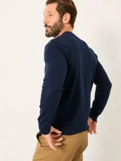 Fat Face FatFace Rye Crew Neck Knitted Jumper Navy Best
