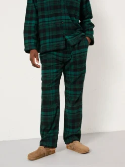 Fat Face FatFace Samphrey Dark Green Check Pyjama Bottoms Hot